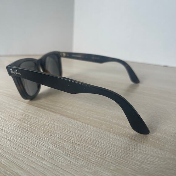 Ray-Ban RB2140 1277/71 Wayfarer Sunglasses Tortoise FRAMES 50-22-150 WIDE ARM - Picture 6 of 9